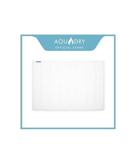 Aquadry Non Slim Griptex Foam Bath Mat 21"X34" AD2134 (White)